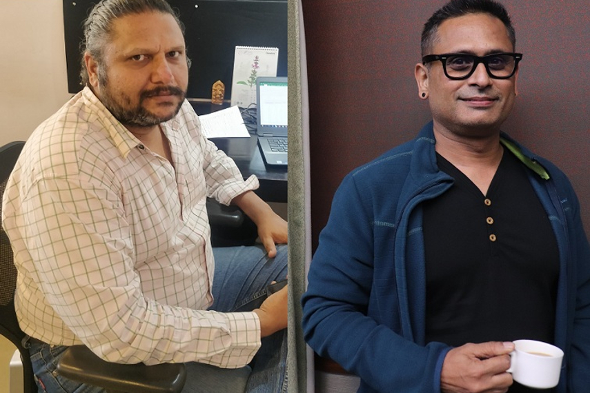 Subramanian (left) and Roy