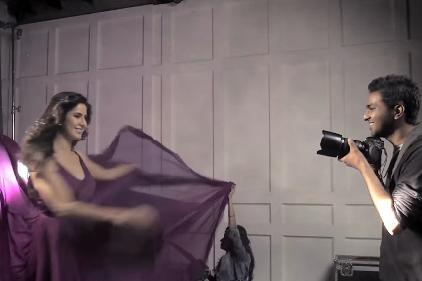 Lux hired a blind photographer to shoot an ad with Katrina Kaif
