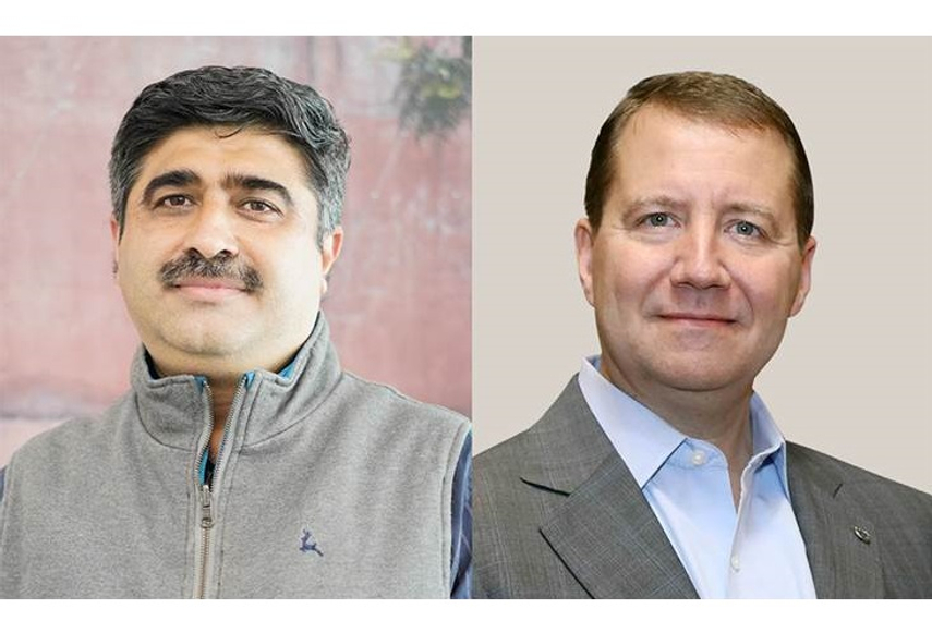 Jyoti Malhotra (left) and Charles Frump