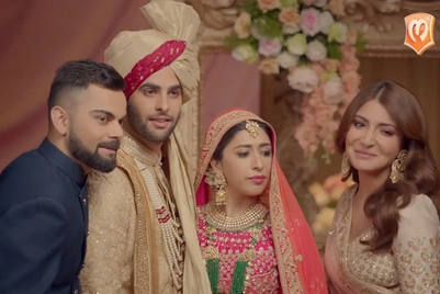 Manyavar returns with Virat Kohli and Anushka Sharma, one year later
