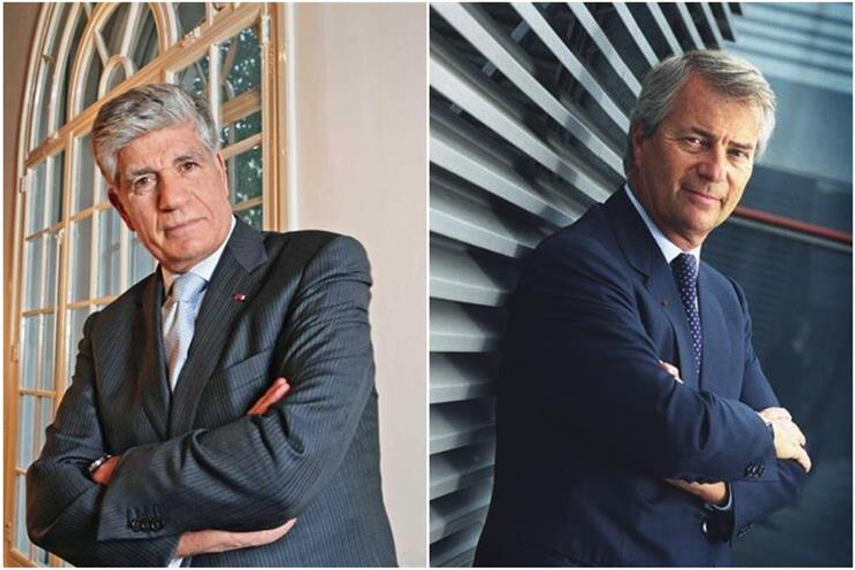 Publicis Groupe and Vivendi: Levy (left) and Bolloré