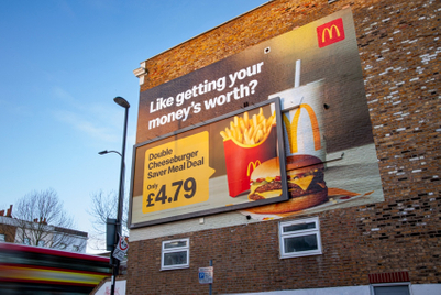 McDonald’s gets its money’s worth with overflowing billboard
