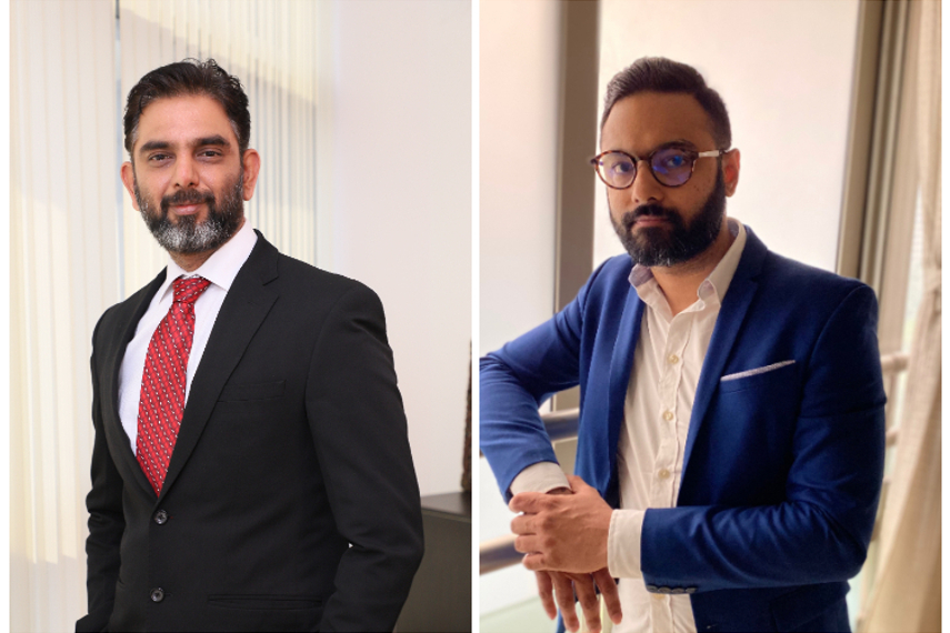 Jabir Merchant (left) and Maharsh Shah