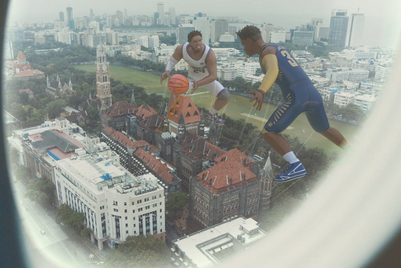 NBA plays glam and dunk in its maiden Indian film