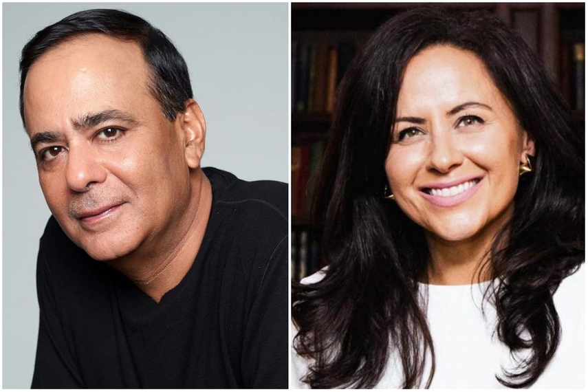 International president and global COO Nirvik Singh (L) is leaving Grey after 33 years. Sarah Trombetta becomes new APAC CEO.