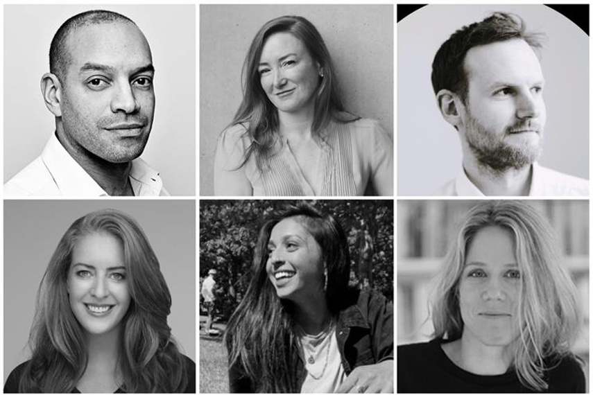 Clockwise from top left: Douglas, Owen, Curran, Einav, Patel, Livingstone