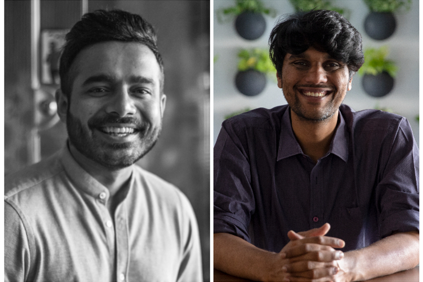 Gautam Reghunath (left) and PG Aditiya