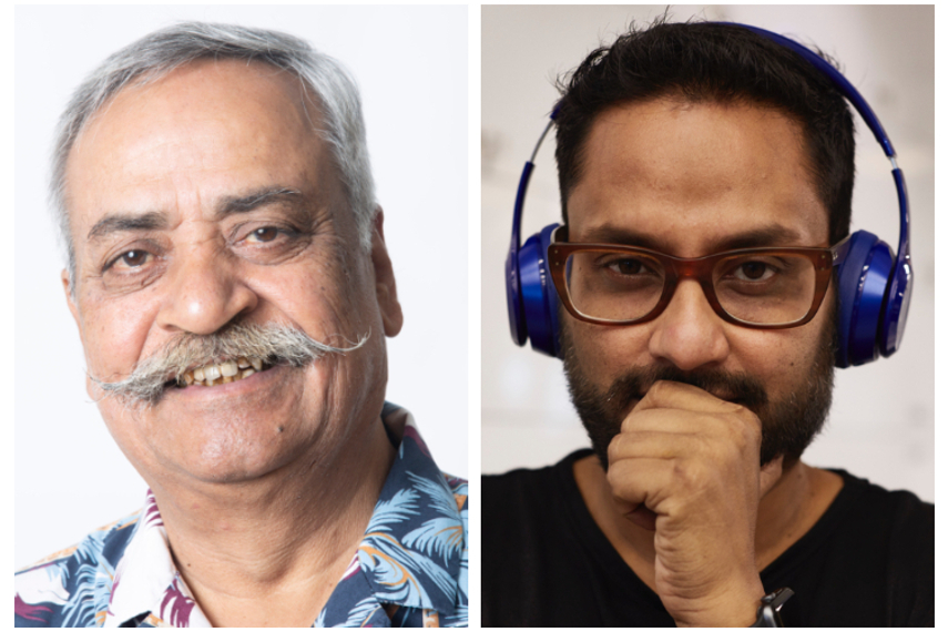 Piyush Pandey (left) and Rajdeepak Das