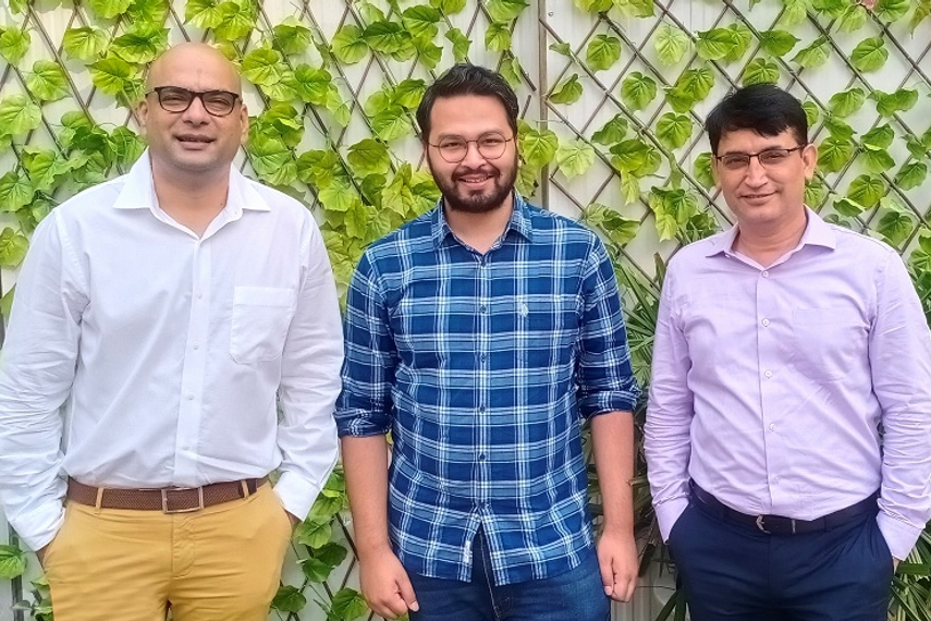 From left: Ankket Jain, Rohan Nayak and Manish Nagar