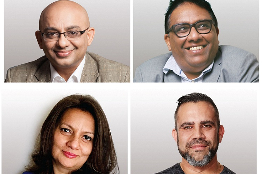 Top - Saurabh Varma, Bobby Pawar; Below - Srija Chatterjee, Sudeep Gohil