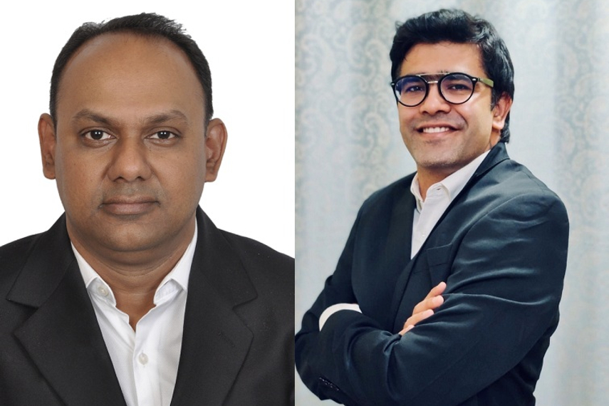 Iyer (left) and Mothey