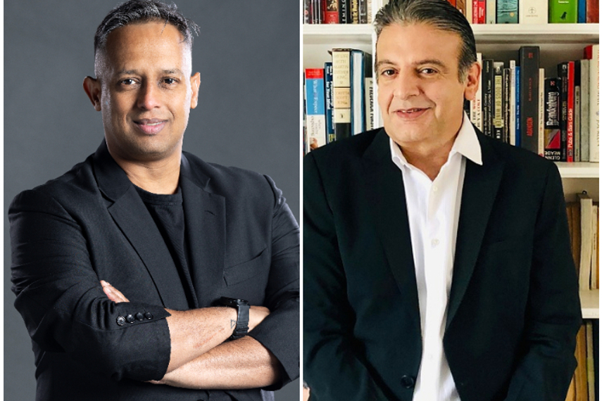 Robert Godinho (left) and Poran Malani