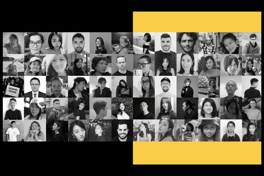 The staff of Tomorrow, including Rogier Bikker (second row, sixth from left)