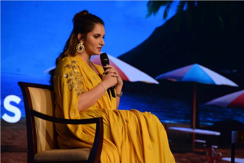 Sania Mirza at Goafest in 2018