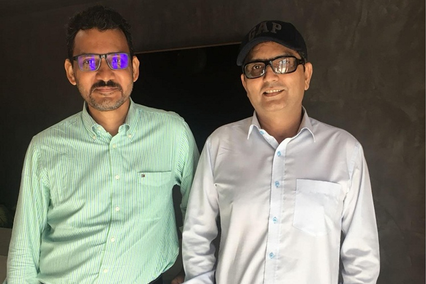 Zahid Shaikh (left) and Sartaj Jaffri