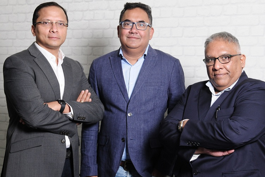 From left: Rana Barua, Shivaji Dasgupta and Bobby Pawar