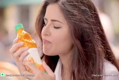 Slice portrays Kaif in another sensuous mango indulgence
