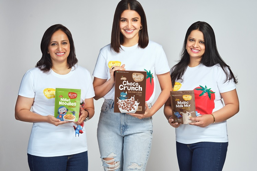 Meghana Narayan (left), Anushka Sharma (centre) and Shauravi Malik