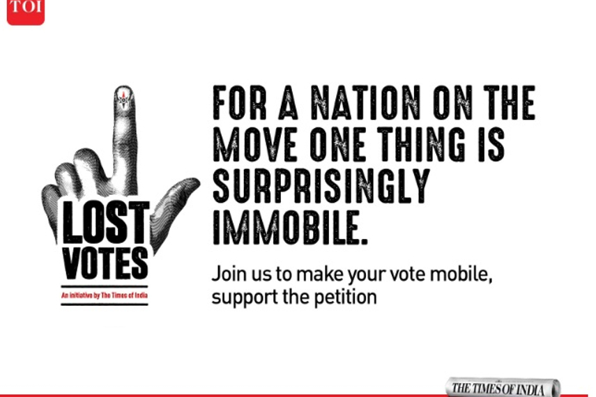The Times of India looks to get those 'lost votes' back ahead of 2019 elections