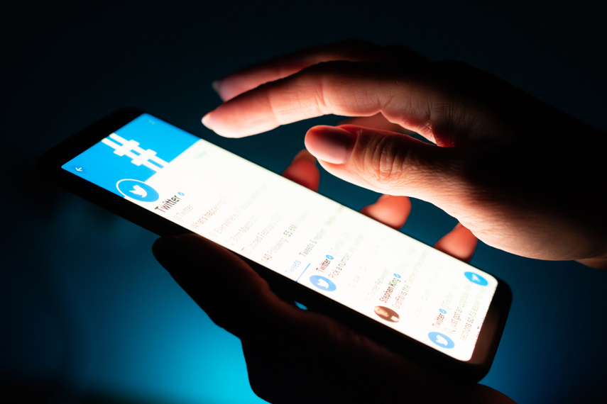 The hacked accounts posted a message telling users they were