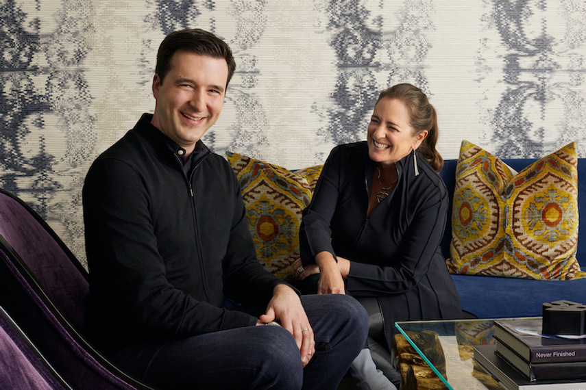 (L-R) Tyler Turbull and Susan Credle
