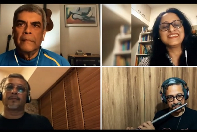 Prabhakar Mundkur, Rajeev Raja, Shalini Gupta and Subhash Kamath get together to sing for IAA