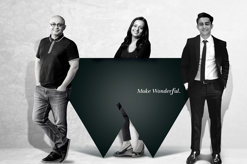 From left: Saurabh Varma, Vandana Verma and Kanishk Kanakia