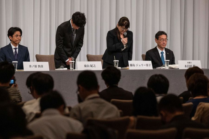 ジャニーズ事務所が9月7日に開催した記者会見(写真:Getty)