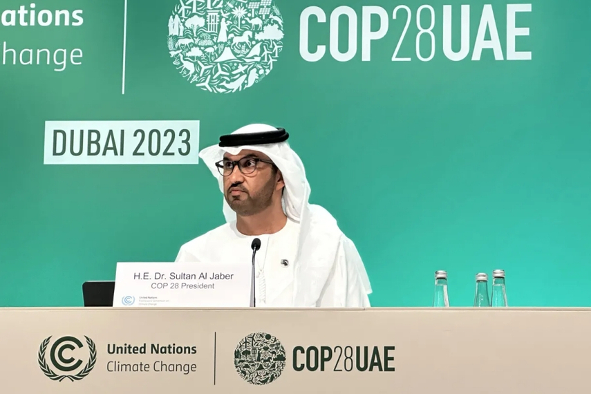 COP28の議長を務めたUAEのスルタン・アル・ジャベル産業・先端技術相(写真:Getty Images)