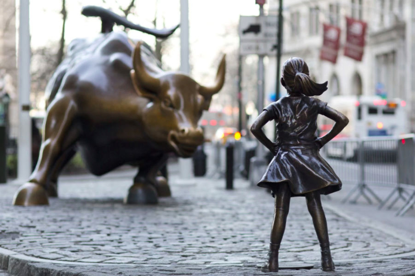 「恐れを知らない少女(Fearless Girl)」