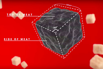 周年を記念し、謎の白い肉を前面に押し出す日清食品