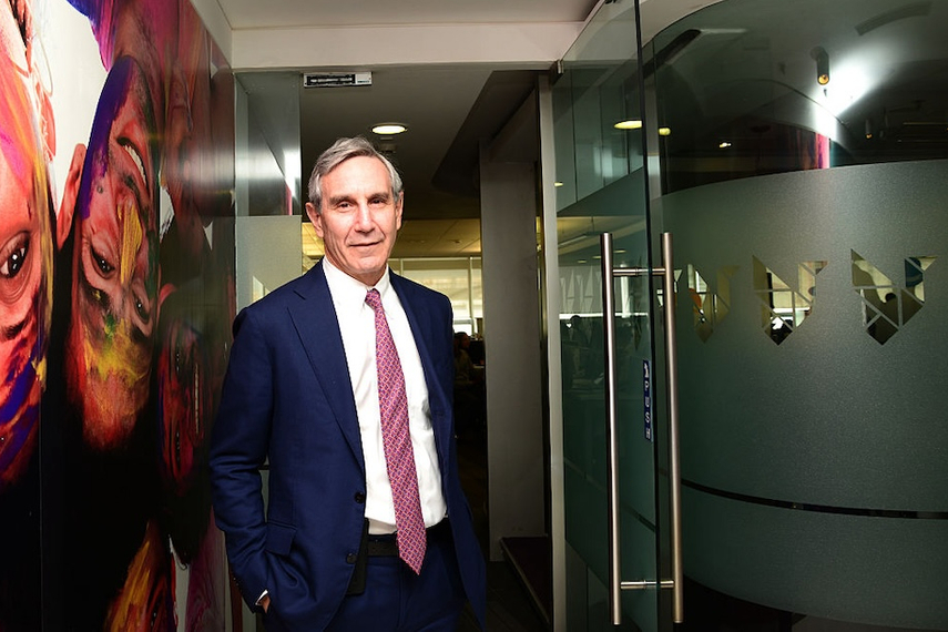 エデルマンのCEOリチャード・エデルマン氏。2015年、インドのニューデリーにて。(写真:Mint / Getty Images)