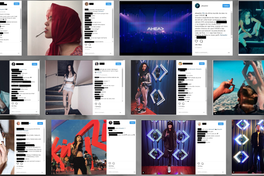 インスタグラムでたばこを紹介するインフルエンサー。(画像提供:takepart.org / たばこフリーキッズ)