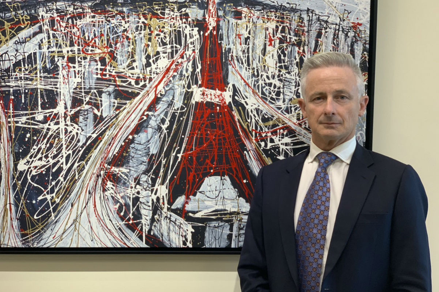 ニック・デニス氏。東京にて。