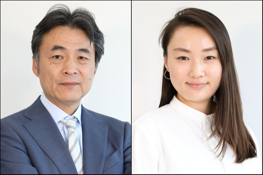 竹村剛氏(左)とホンディ・ユウ氏