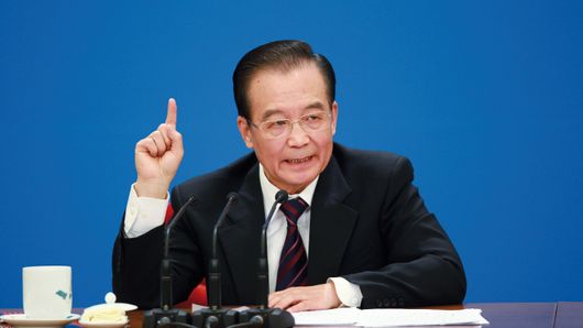 Waving goodbye. Wen wants an end to bank monopoly  Waving goodbye. Wen wants an end to bank monopoly