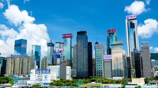 Hong Kong skyline Hong Kong skyline